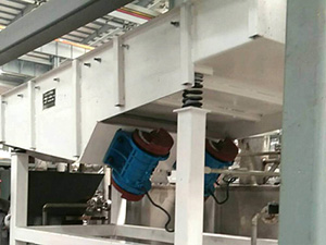 不銹鋼直線振動篩面粉篩分現場，產量5t/h